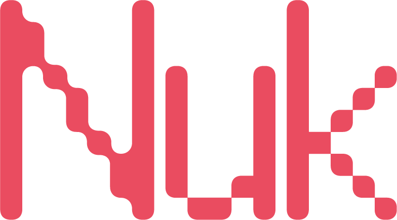 Nuk logo rød