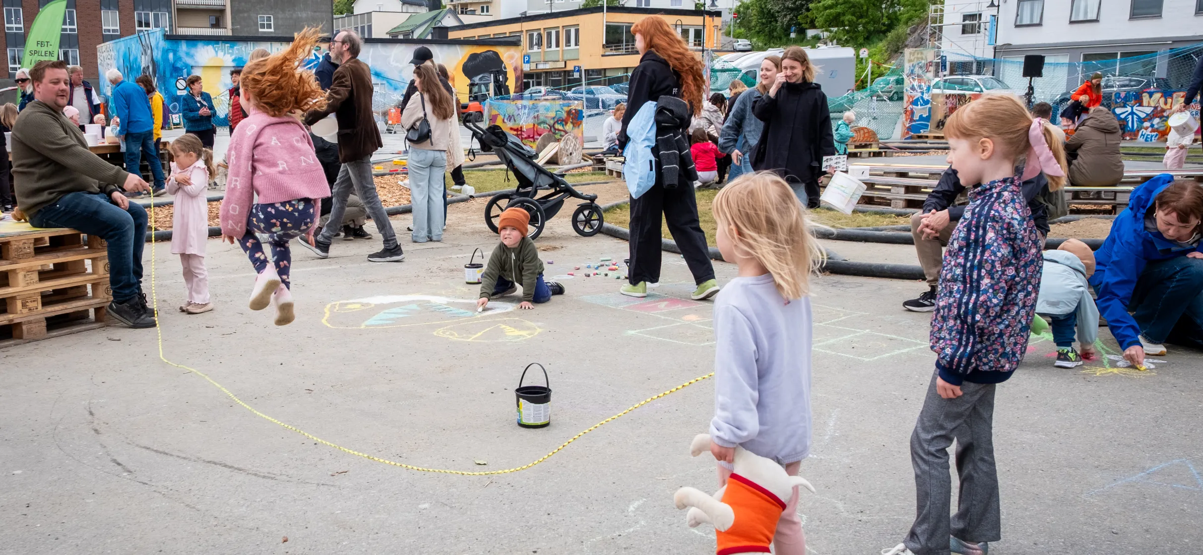 Barn i SNN-parken