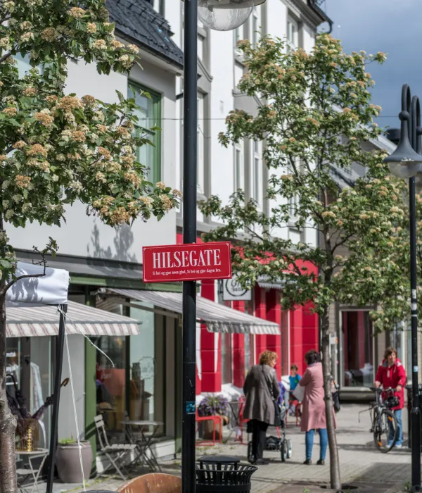 Hilsegata i Harstad