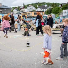 Barn i SNN-parken