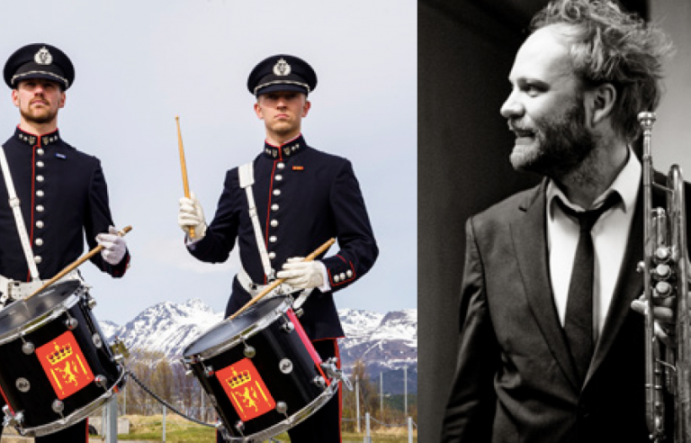 FMKNs Slagverkensemble har invitert med seg Mathias Eick på trompet under Festspillene i Nord-Norge.